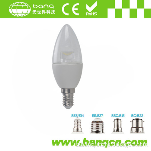 Dimmable 5W E27/E14 LED Candle Bulb for Chandelier Lighting CE RoHS ERP